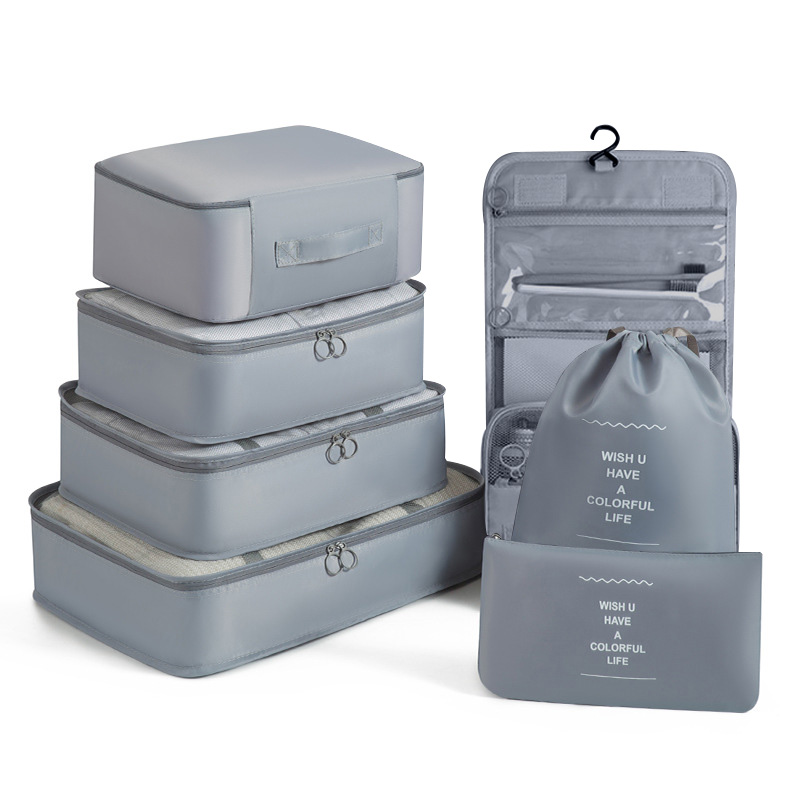 Shoe Bag Travel - Ensemble de cubes de rangement multi-compartiments
