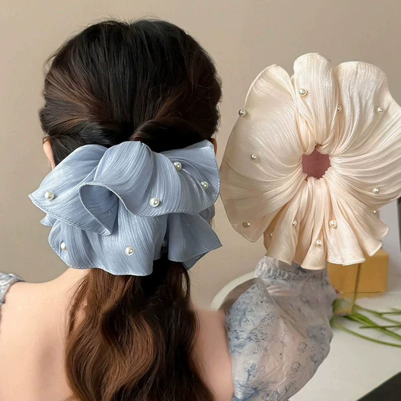 Travel Accessories High End - Bandeau en maille de perles d'imitation
