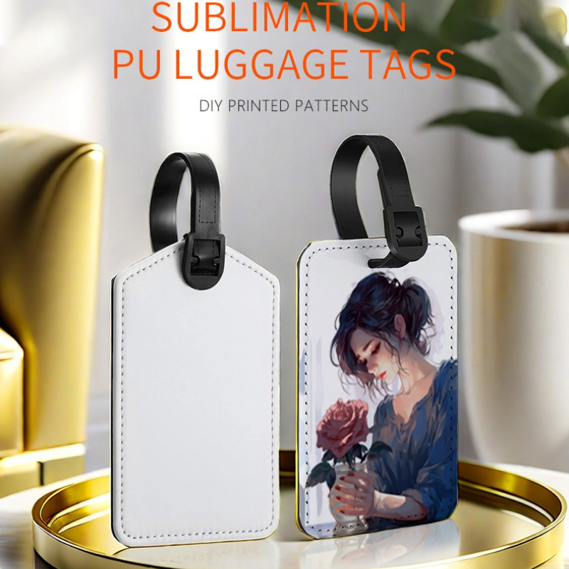 Travel Accessories High End - Étiquettes de bagage en cuir PU