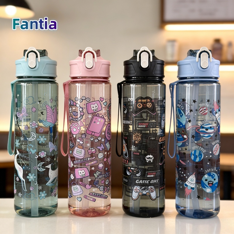 Travel Accessories Bottles - Bouteille d'eau pratique de 750ml, tasse