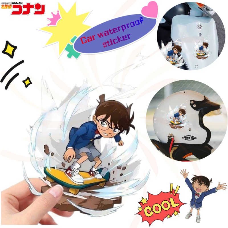 Sticker Luggage Decorative - Autocollants de skateboard dessin animé Detective