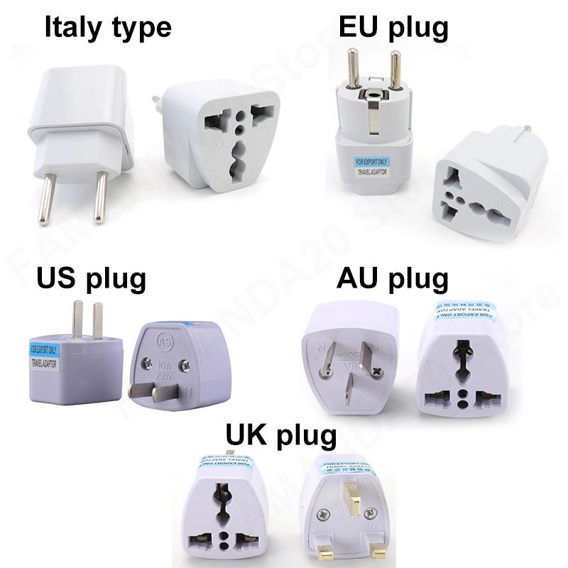 Travel Adapter Universal - Adaptateur universel de prise US/UK/AU/DE/Italie, convertisseur
