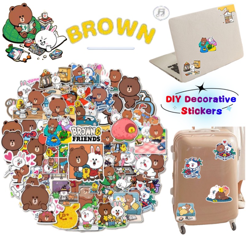 Sticker Luggage Decorative - Autocollants décoratifs de style anime LINE