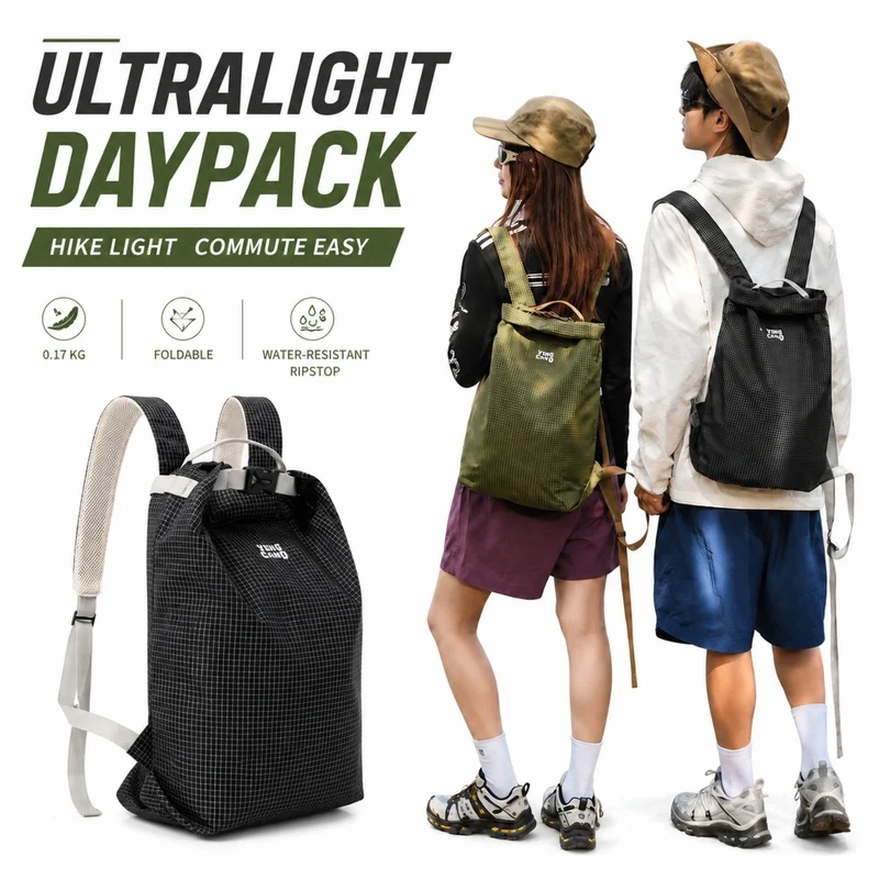 Packable Daypack Foldable - Sac à dos de randonnée extérieur