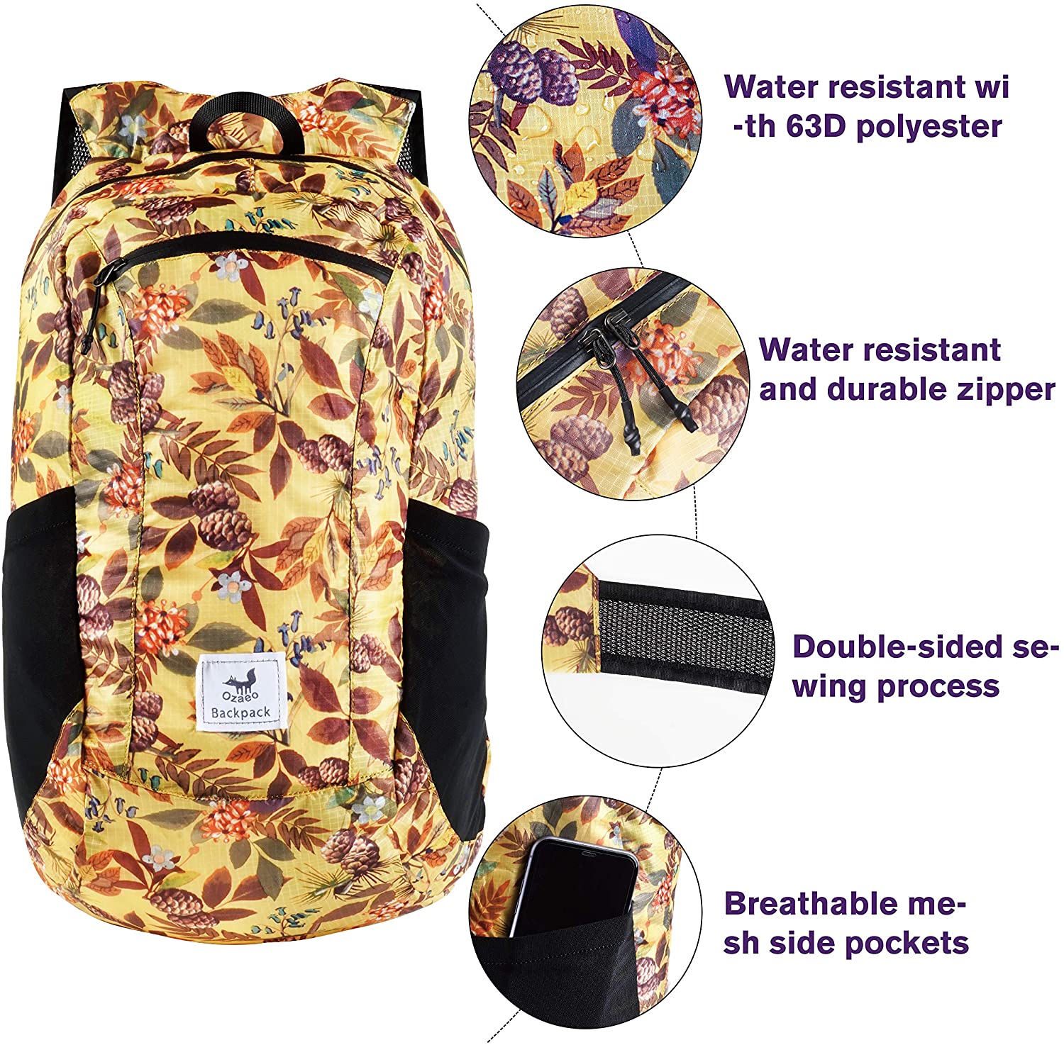 Sac de jour léger et pliable p - Packable Daypack Foldable avis et prix