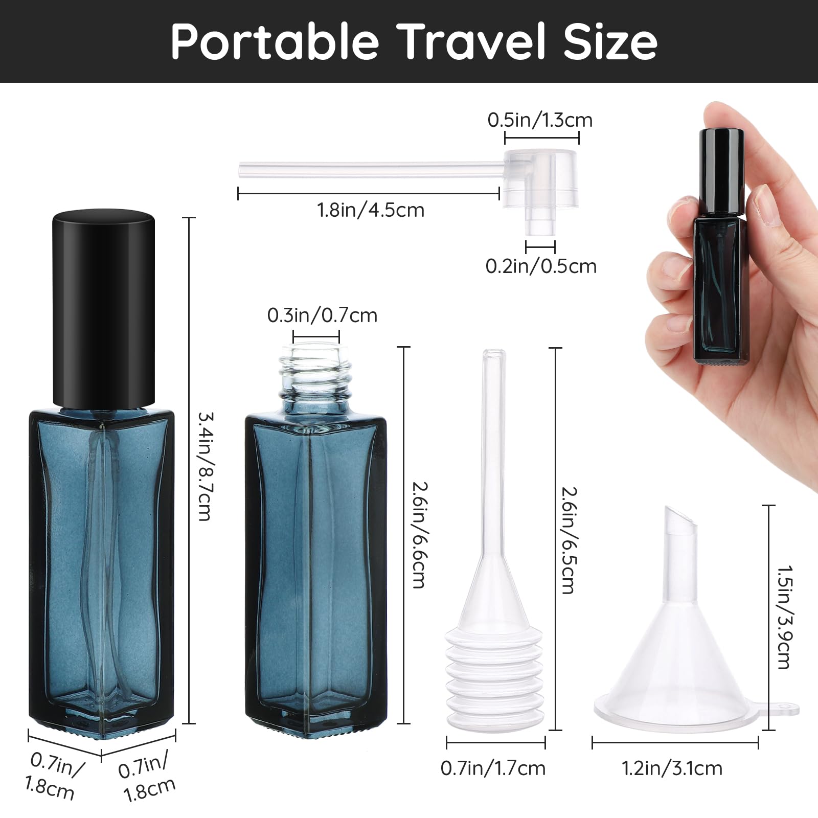 10 pièces bouteille de parfum  - Travel Accessories High End avis et prix