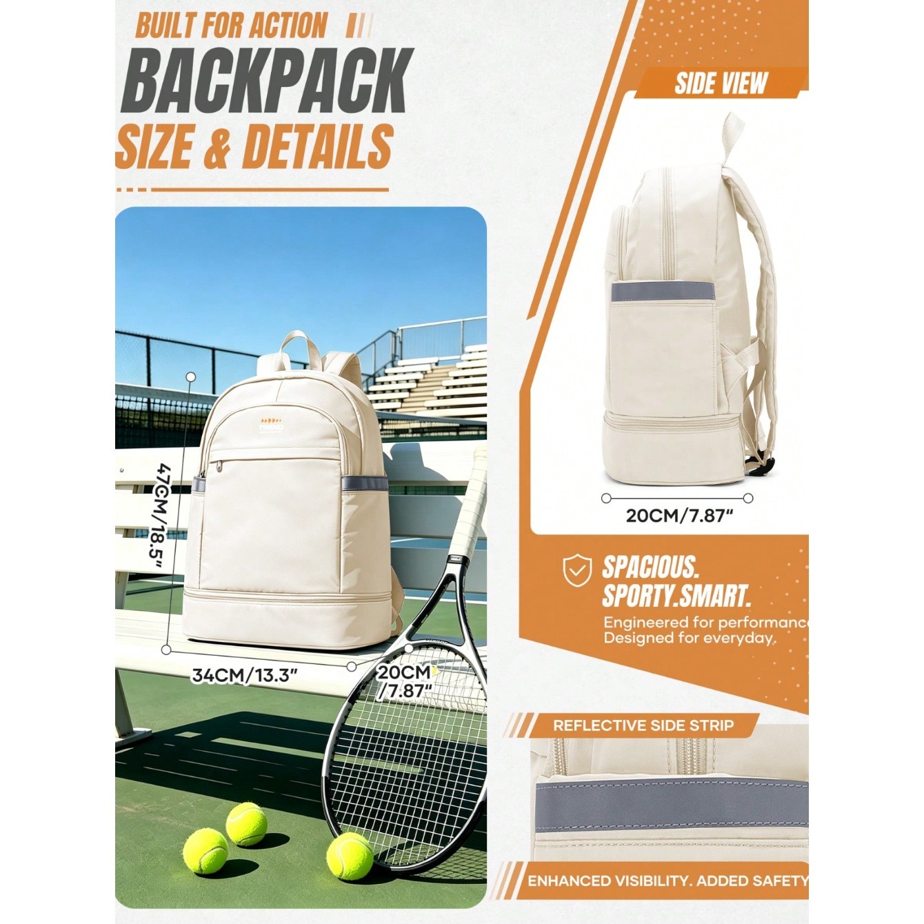 Sac à dos décontracté pour fem - Shoe Bag Travel avis et prix