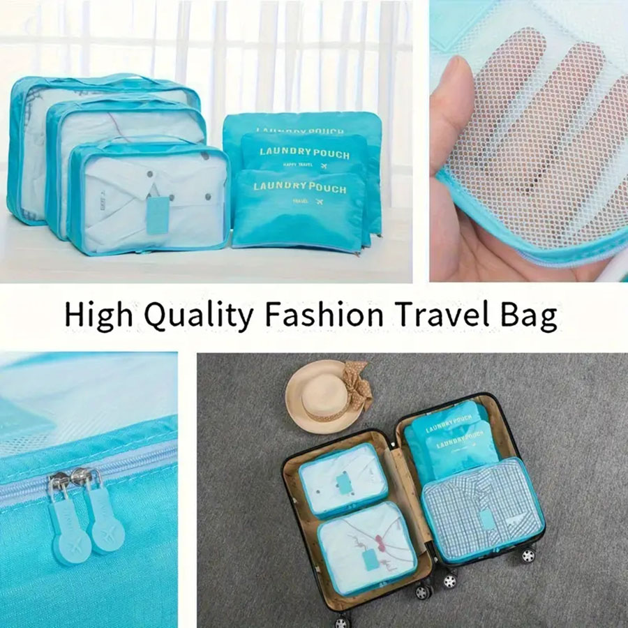 6 pièces organisateur de voyag - Shoe Bag Travel avis et prix