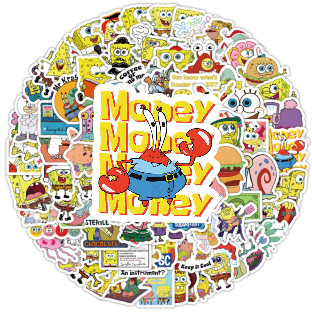 100 autocollants kawaii de Bob - Sticker Luggage Decorative avis et prix