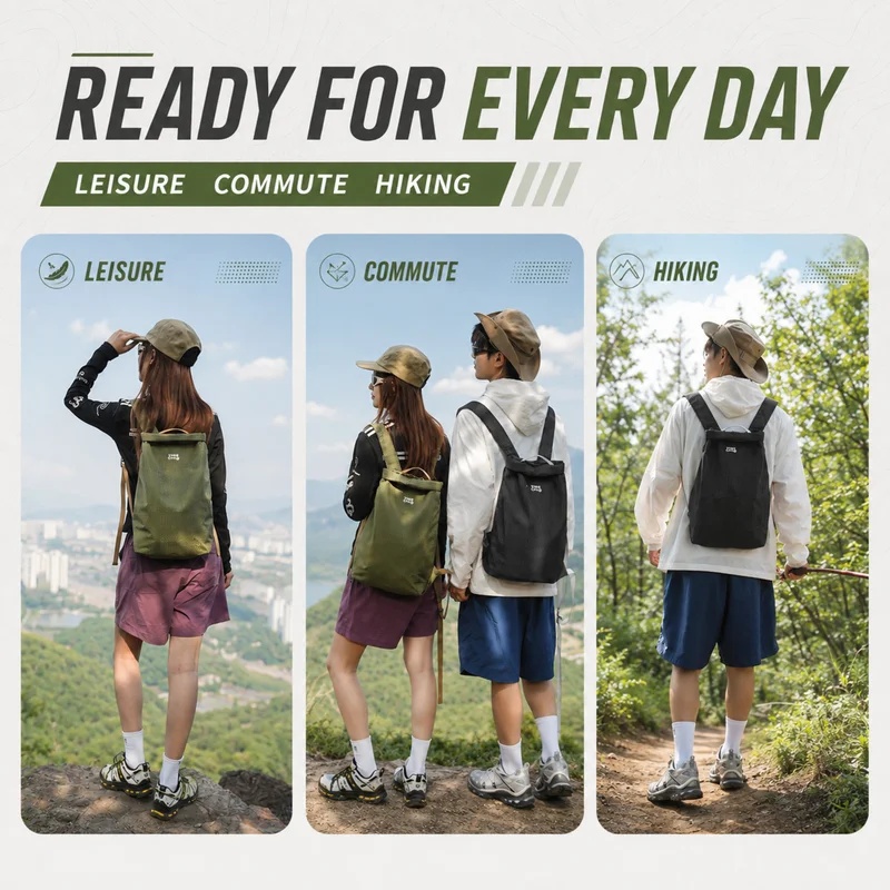 Sac à dos de randonnée extérie - Packable Daypack Foldable avis et prix