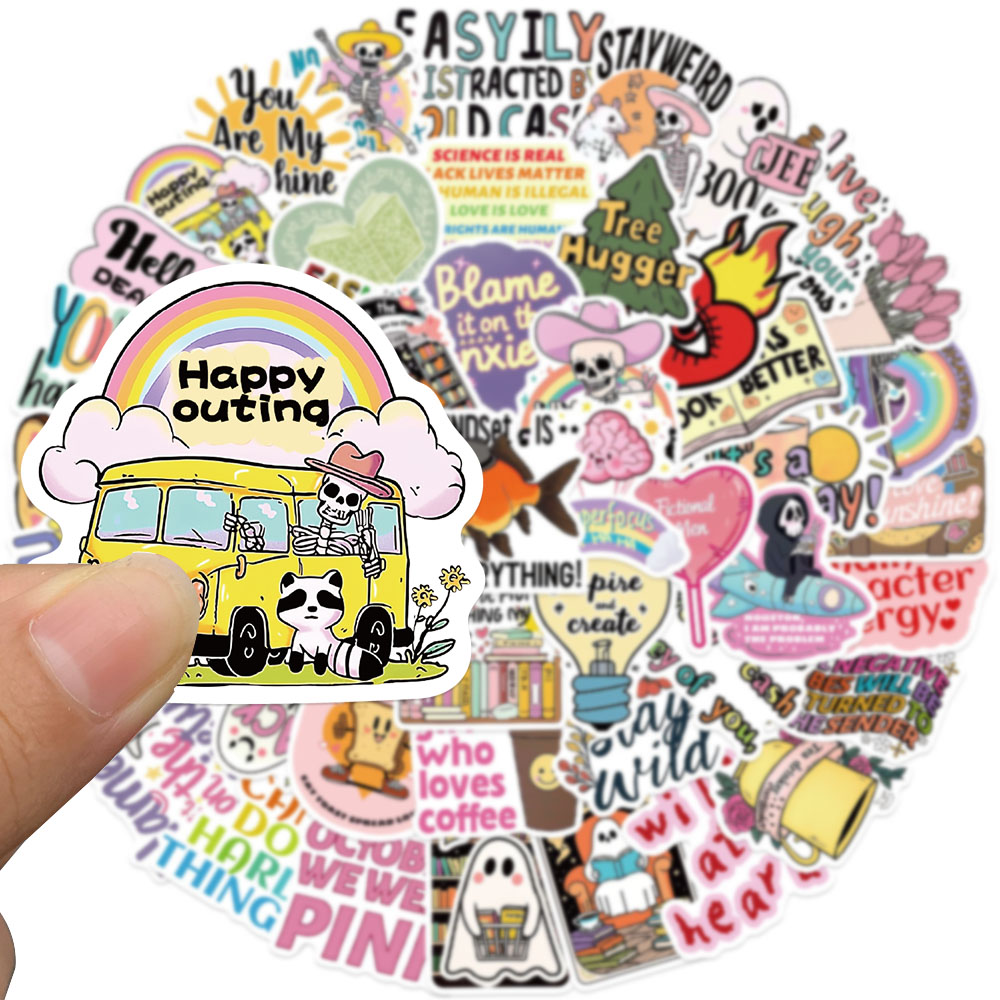 Autocollant monde de dessin an - Sticker Luggage Decorative avis et prix